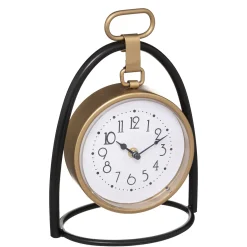 atmosphera Relojes|Estilo Contemporaneo>Reloj De Mesa De Mdf/Metal 21x11x27.5Cm