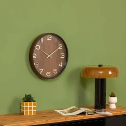 atmosphera Relojes>Reloj de pared de mdf y vidrio IVANA 38cm