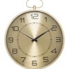 atmosphera Relojes|Estilo Contemporaneo>Reloj De Pared Irina Dorado De Metal 53cm