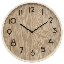 atmosphera Relojes>Reloj De Pared Ivana De Madera 38Cm