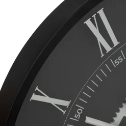 atmosphera Relojes>Reloj De Pared Kerian Negro 57cm