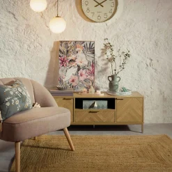 atmosphera Relojes|Estilo Rústico>Reloj de pared LAURE 51cm