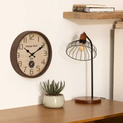 atmosphera Relojes>Reloj Decorativo Vintage De Metal 30Cm