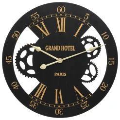 atmosphera Relojes>Reloj mecánico CAMILLO negro 54cm