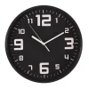 atmosphera Relojes>Reloj Pared Negro De Plástico 30Cm