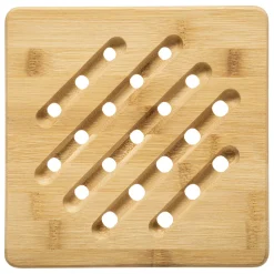 5five Placas Calefactoras Y Tablas De Cortar>Salvamantel cuadrado de bambú 20x20Cm