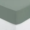 atmosphera Sábanas Y Protectores>Sábana bajera ajustable verde 90x190cm