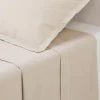 atmosphera Sábanas Y Protectores>Sábana encimera beige de algodón percal 240x290cm