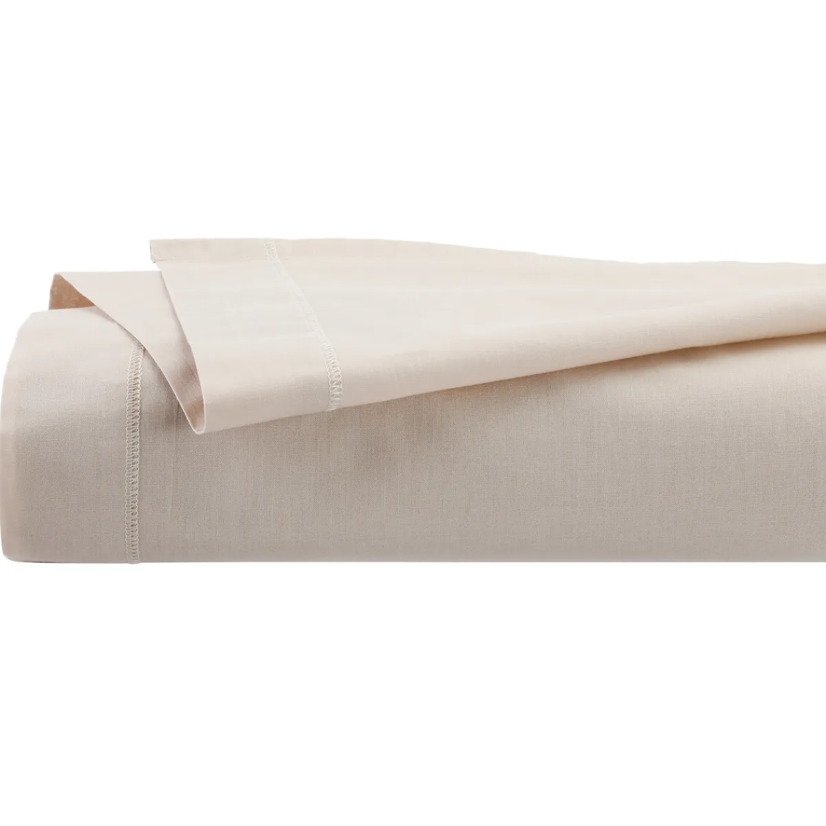 atmosphera Sábanas Y Protectores>Sábana encimera beige de algodón percal 240x290cm