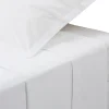 atmosphera Sábanas Y Protectores>Sábana encimera blanca de algodón percal 240x290cm