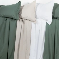 atmosphera Sábanas Y Protectores>Sábana encimera blanca de algodón percal 240x290cm