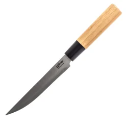 5five Placas Calefactoras Y Tablas De Cortar>Set 5 Cuchillos Con Soporte De Bambú