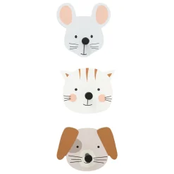 Niños atmosphera4kids Almacenamiento>Set 3 Percheros Animales
