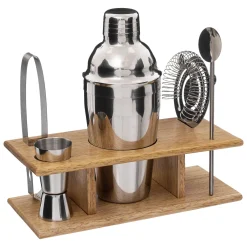 Accesorios De Bar>Set 6 Piezas Para Cocktail De Acero Inoxidable