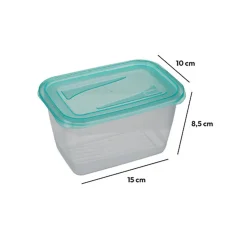 secret d'gourmet Tapas Y Cubiertas>Set 4 Recipientes Plásticos Tapa 0.75L