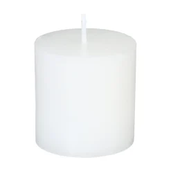 atmosphera Velas>Set 4 Velas Rústicas Blancas 4.5Cm