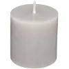 atmosphera Velas>Set 4 Velas Rústicas Gris Pardo 4.5Cm