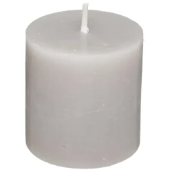atmosphera Velas>Set 4 Velas Rústicas Gris Pardo 4.5Cm