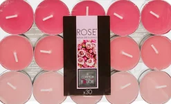 atmosphera Velas>Set 30 Velas Tealight Aroma Rosas