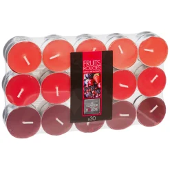 atmosphera Velas>Set 30 Velas Tealights Frutos Rojos