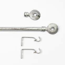 atmosphera Varillas Y Accesorios>Set Barra Cortina Extensible 120-210Cm