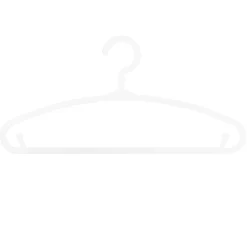 Niños atmosphera4kids Almacenamiento>Set De 6 Perchas Blancas 13.5x28.2Cm