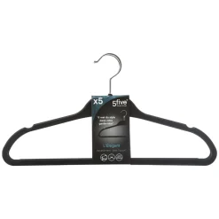 5five Perchas Y Travesaños>Set De 5 Perchas De Goma