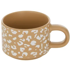 atmosphera Tazas Y Tazones>Set de 4 tazas LEOPARDI con soporte 20cl