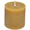 atmosphera Velas>Set De 4 Velas Rústicas Amarillas 4.5Cm