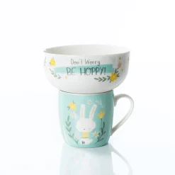 secret d'gourmet Tazas Y Tazones>Set Taza Y Bowl Be Happy