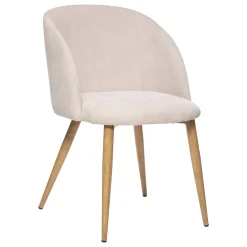 atmosphera Sillas, Sillones Y Bancos>Silla CELESTE de tejido beige