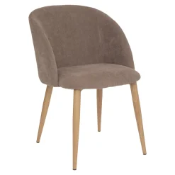 atmosphera Sillas, Sillones Y Bancos>Silla CELESTE de tejido gris pardo