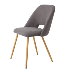 Sillas, Sillones Y Bancos>Silla FRESNO de tela gris