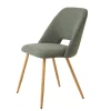 Sillas, Sillones Y Bancos>Silla FRESNO de tela verde