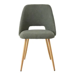 Sillas, Sillones Y Bancos>Silla FRESNO de tela verde