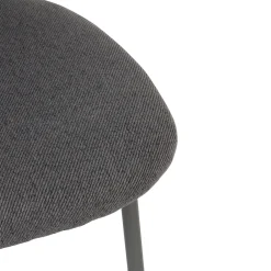 atmosphera Sillas, Sillones Y Bancos>Silla KAMILI de tejido gris