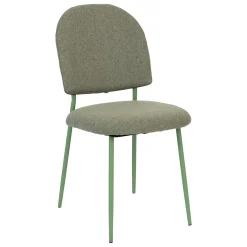 atmosphera Sillas, Sillones Y Bancos>Silla KAMILI de tejido verde
