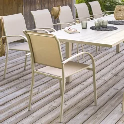 hespéride Sillas Y Pufs De Jardín>Silla PIAZZA argile