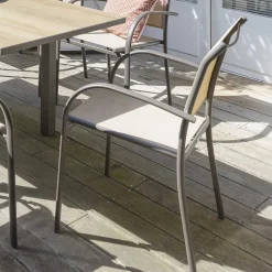 hespéride Sillas Y Pufs De Jardín>Silla PIAZZA lino y tonka