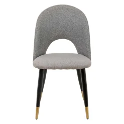 Sillas, Sillones Y Bancos>Silla RICK gris con patas metálicas
