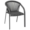 hespéride Sillas Y Pufs De Jardín>Silla RIU gris antracita e grafito