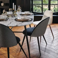 atmosphera Sillas, Sillones Y Bancos>Silla Roka De Pelo Blanco 44x51x85Cm