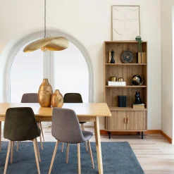 atmosphera Sillas, Sillones Y Bancos>Silla Roka Gris Oscuro 45x53x87Cm