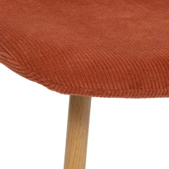 atmosphera Sillas, Sillones Y Bancos>Silla ROKA terracota de terciopelo