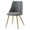 Sillas, Sillones Y Bancos>Silla SAKURA de tejido gris