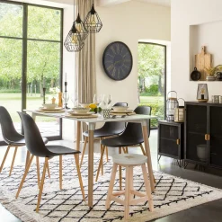 atmosphera Sillas, Sillones Y Bancos>Silla TAHO negra