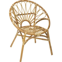 atmosphera Sofás Y Sillones|Estilo Étnico>Sillón De Ratán Folk 84.5x68x61Cm