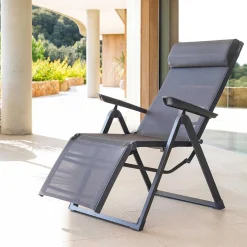 hespéride Sillas Y Pufs De Jardín>Sillón DECIMA gris antracita