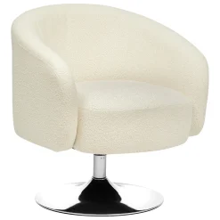 atmosphera Sofás Y Sillones|Estilo Contemporaneo>Sillón EDITH bouclé blanco