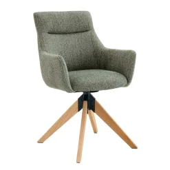 Sillas, Sillones Y Bancos>Sillón giratorio ESNA de tejido gris